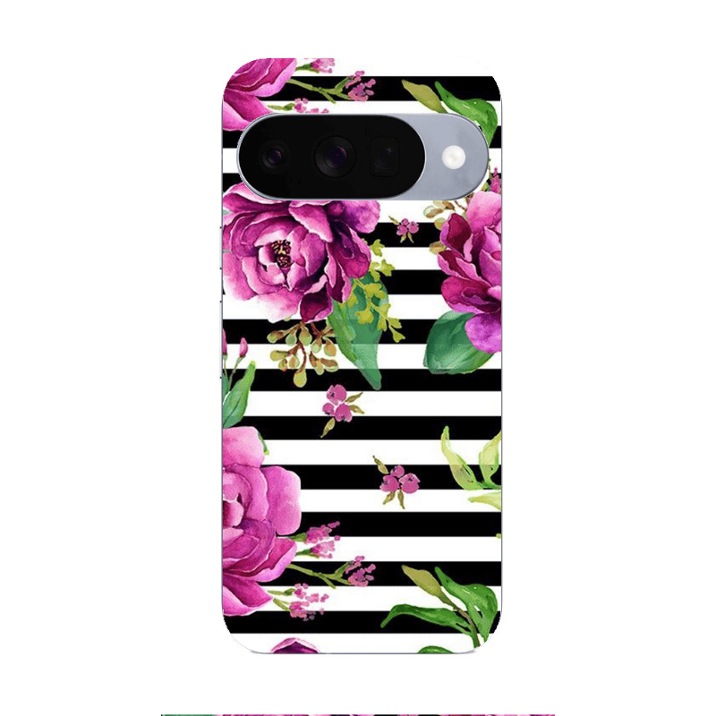 Google Pixel 10 Roses on the line Transparent Silicone TPU Θήκη